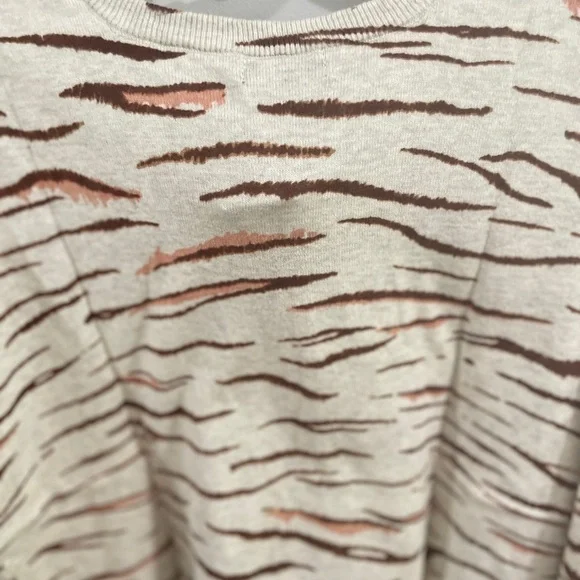 Democracy Animal Print Oversized Cinch Sweater Size XS/Fits Small & Medium NWT - Picture 6 of 11